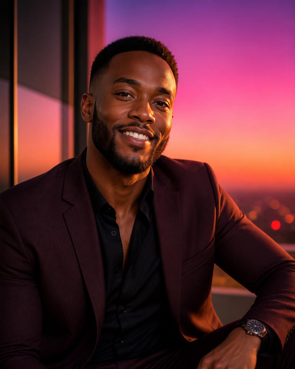 Smiling man